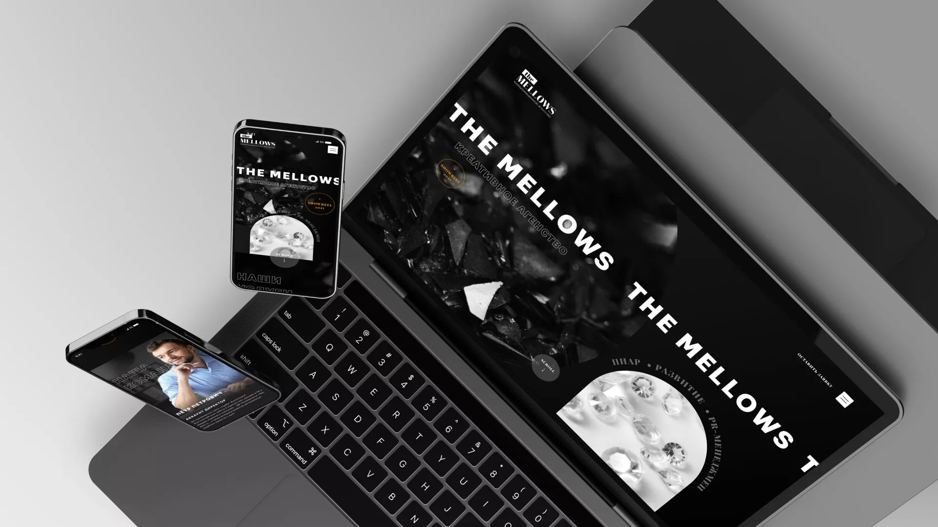 Разработка сайта креативного агентства «The Mellows» в Кимовске