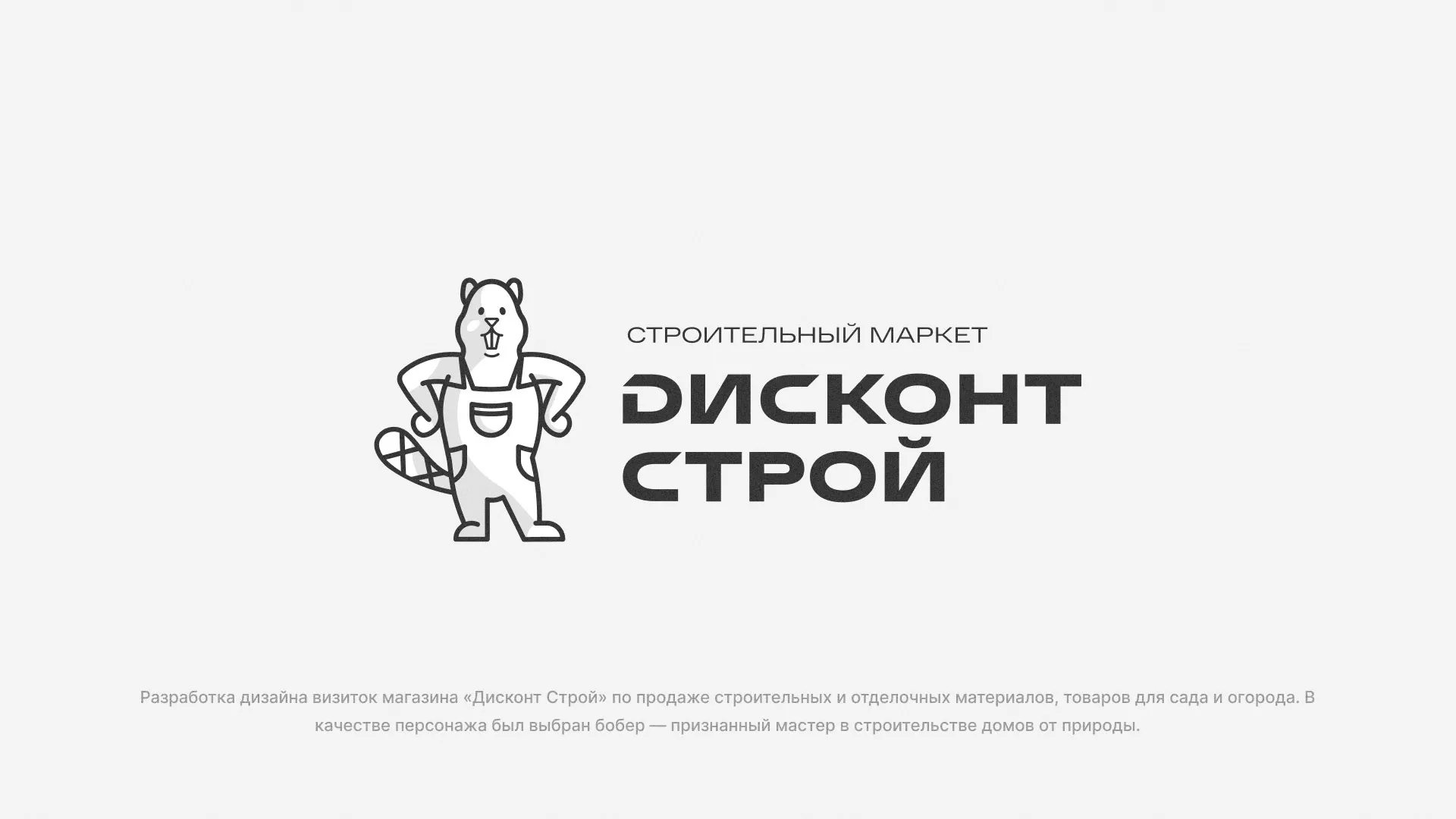 Разработка дизайна визиток магазина «Дисконт Строй» в Кимовске